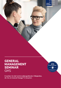 Seminarbroschre ESMT - General Management Seminar herunterladen