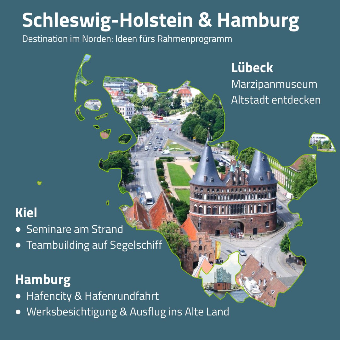 Tagungsdestinationen in Hamburg und Schleswig Holstein