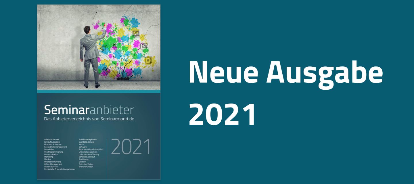 Seminaranbieter 2021: Das Anbieterverzeichnis von Seminarmarkt.de