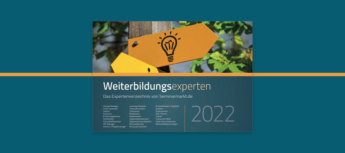 Neue Ausgabe 2022: Expertenverzeichnis von Seminarmarkt.de