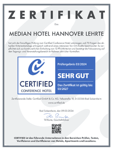 Zertifikat Conference Certified herunterladen