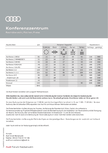 Factsheet Konferenzzentrum herunterladen