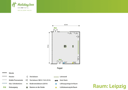 Raumplan Raum Leipzig herunterladen