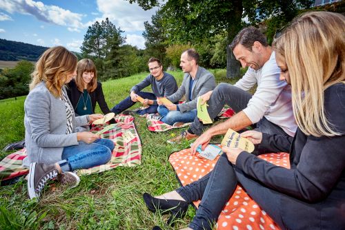 Tagen im Freien (bei Sommer)