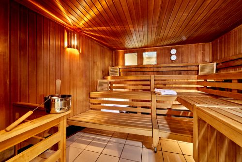 Fr die Auszeit: Sauna