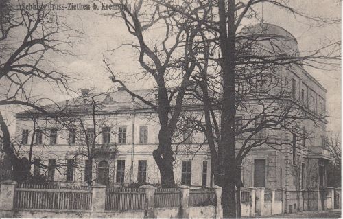 Schloss Ziethen - historische Aufnahme