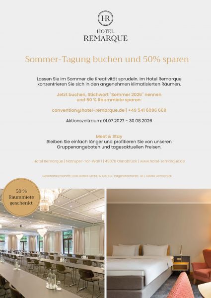 Hotel Remarque Sommer Tagung