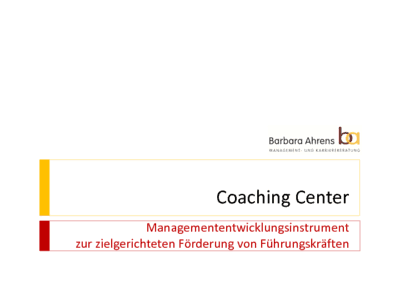 Coaching Center herunterladen