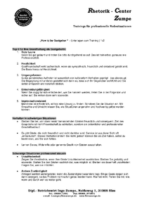 Handout zu How to be Gastgeber herunterladen