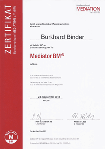 Anerkennung als Mediator BM herunterladen