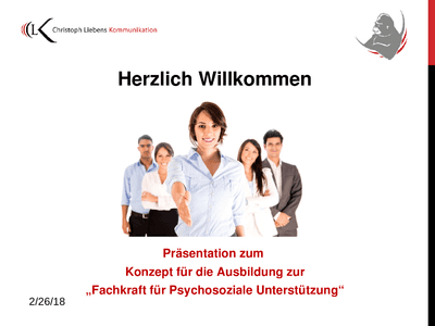 Weiterbildung zur Fachkraft für psychosoziale Unterstützung (PSU) herunterladen