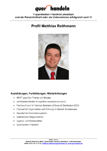 Profil Matthias Reithmann herunterladen