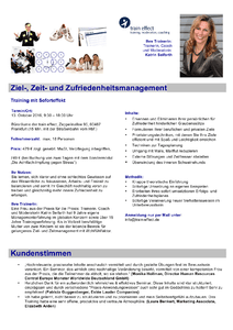 Seminarbeschreibung Ziel-, Zeit- und Stressmanagement herunterladen