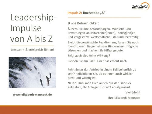 Leadership-Impuls 'B'