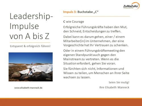 Leadership-Impuls 'A'