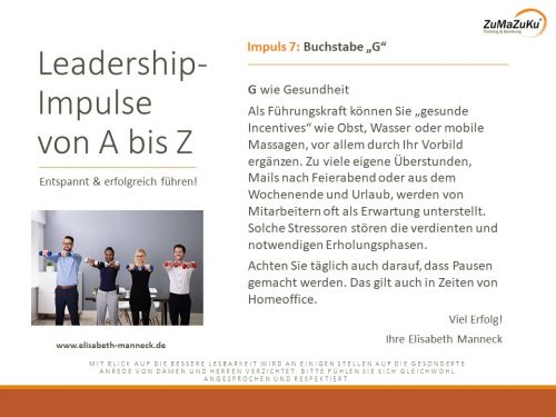 Leadership-Impuls 'G'