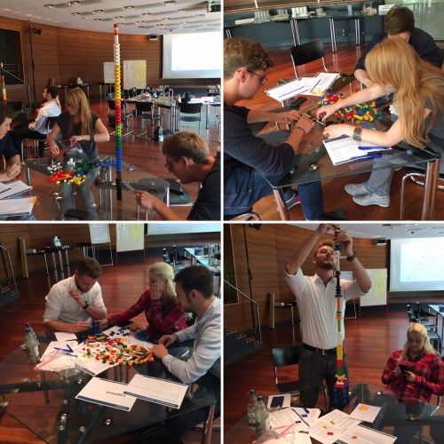 Lernprojekte im Workshop zum Thema Teamarbeit und  Projektmanagement für Azubis